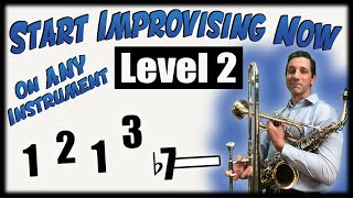 Learn to improvise by practicing and memorizing jazz patterns. this
are my level 2 patterns, using 4 notes of the concert bb mixolydian
scale. you can d...