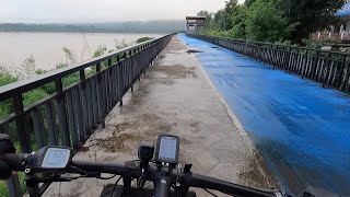 ปั่นจักรยานริมโขงเชียงคาน ยามเช้า Chiang Khan Bike lane POV