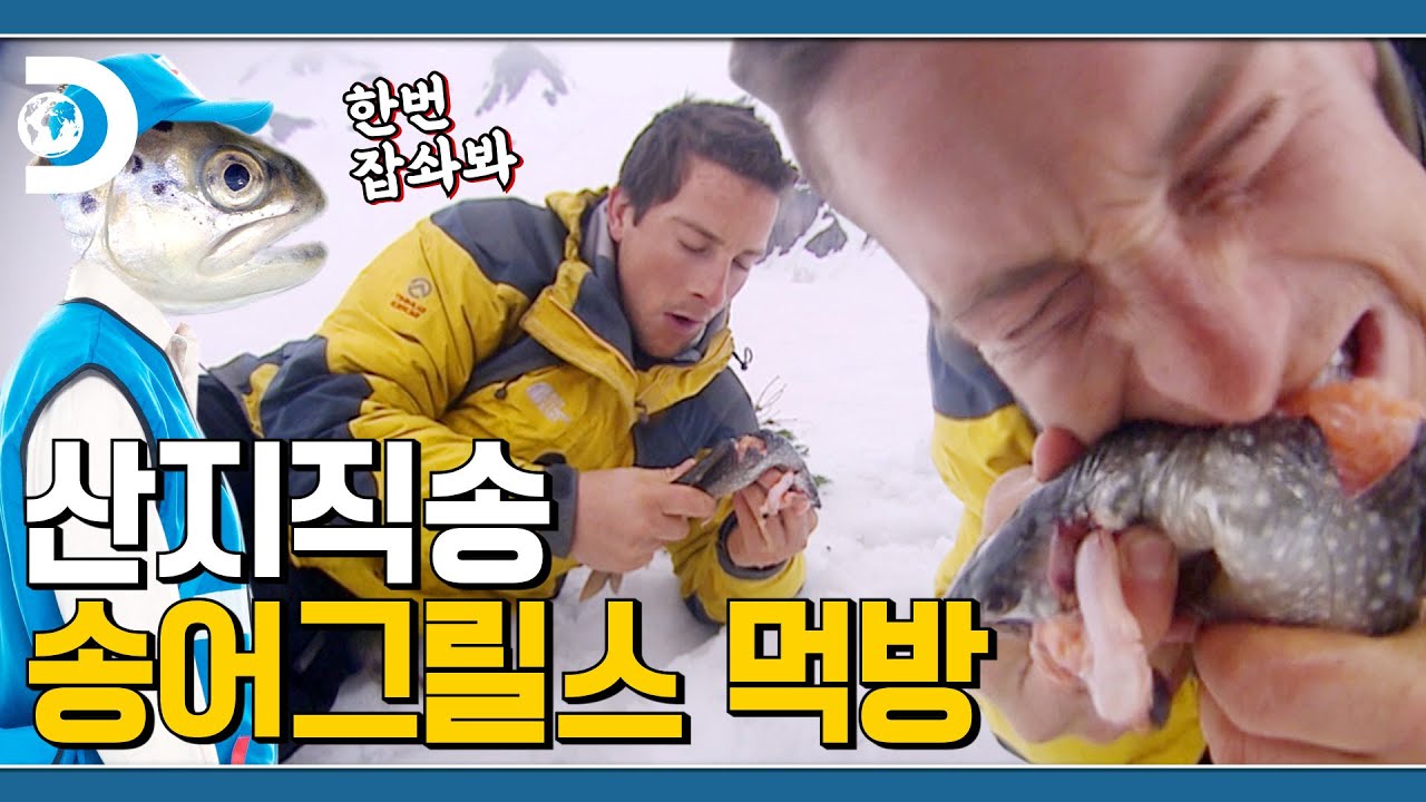 배고프면 0 기생충? 꼬소하이 뚝 쥑이는 알프스 송어 날먹방 [Man Vs Wild]