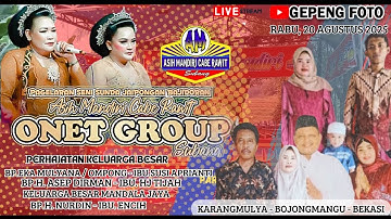🛑LIVE JAIPONG ONET GROUP || PERHAJATAN H ASEP INDOSIAR II KELUARGA BESAR MANDALA JAYA || MALAM