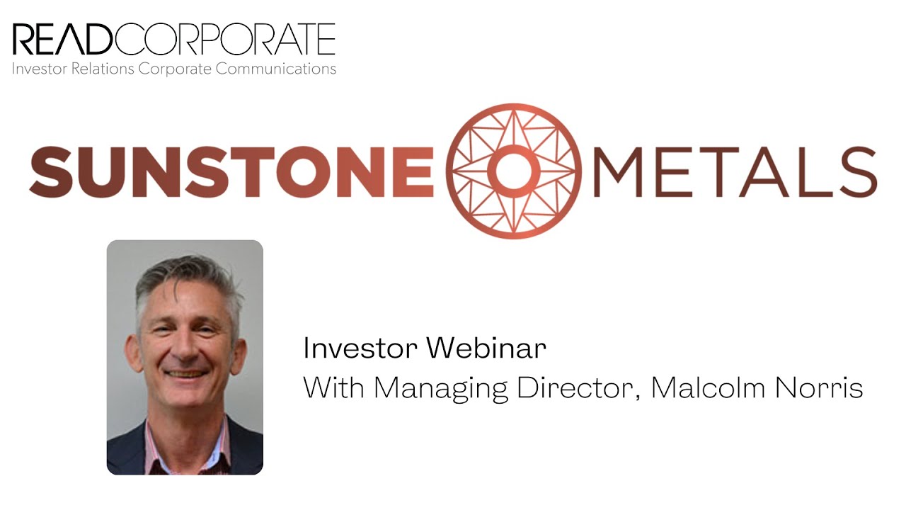 Sunstone Metals Investor Webinar
