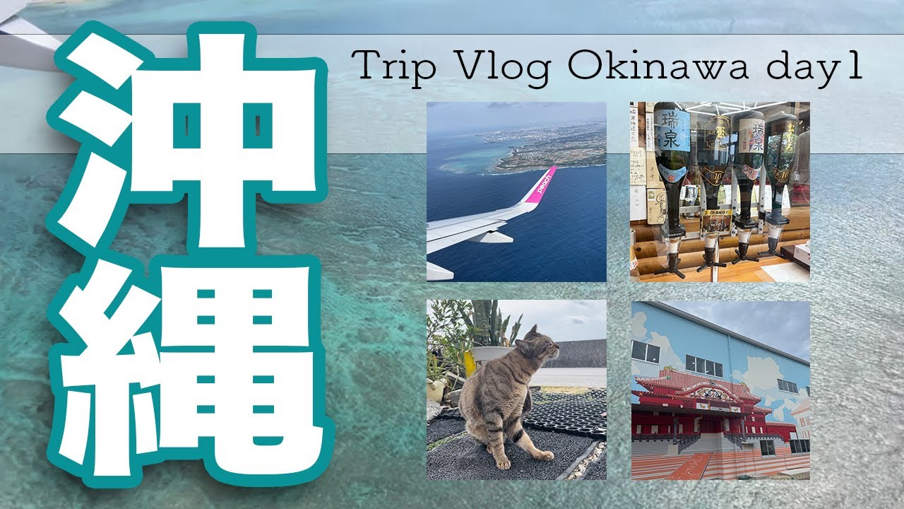 【沖縄Vlog】#1 アラフィフ夫婦の格安ふたり旅Day1　首里城、奥武島、沖縄そば、瑞泉飲み比べ