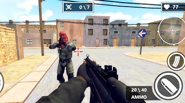 Army Commando Shooting Mission Survival War _ Android Gameplay