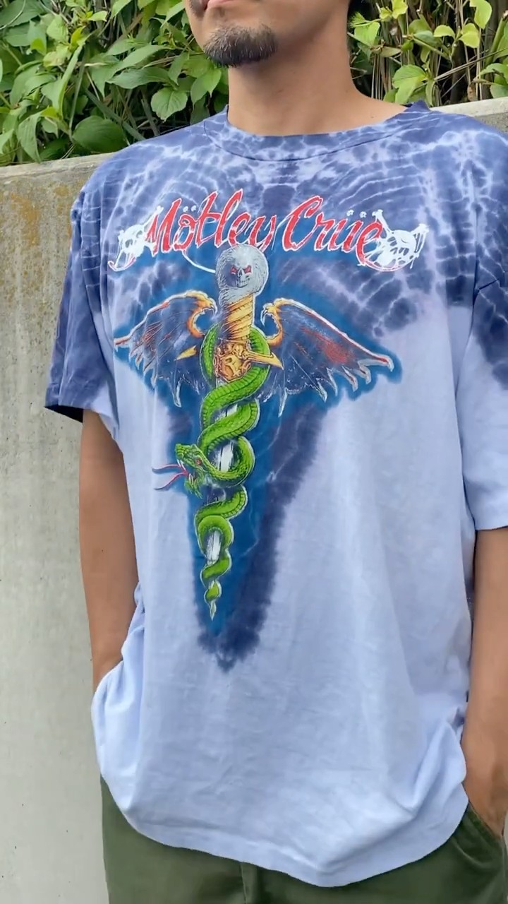 Deadstock 1989 Mötley Crüe /モトリー・クルー VINTAGE バンド
