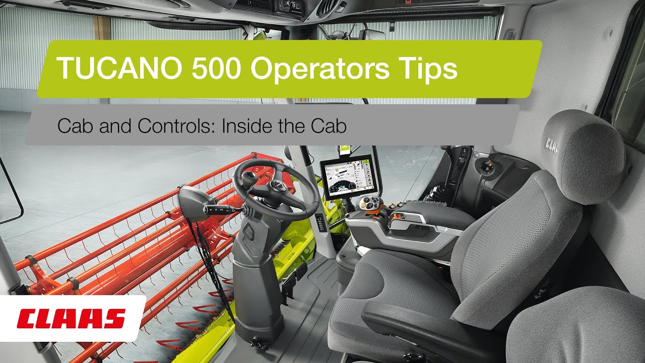 TUCANO 500 Operators Tips - Cab and Controls: Inside the Cab