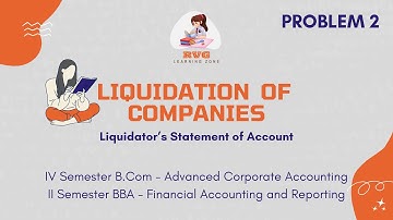 Liquidation of Companies - Liquidator