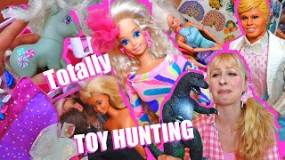 Vintage TOY and DOLL hunting flea market  80s 90s Barbie, G3 My little Pony, Godzilla, Totally Hair