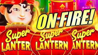 SUPER LANTERNS!!! HER KITCHEN WAS ON FIRE! 🔥 SUPER FLAMING HOT POTS Slot Machine (LIGHT & WONDER) screenshot 1