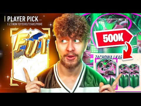 NIEBYWAŁY PICK z IKONĄ & PACZKA za 500K!!! FIFA 23: ALVIN I WIEWIÓRKI [#264]