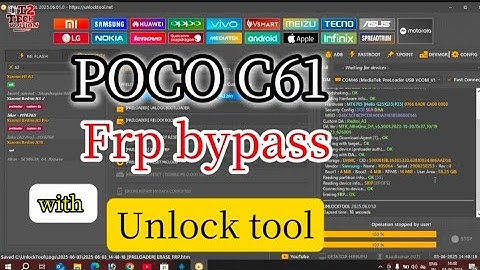 POCO C61 frp bypass with unlock tool 2025 #pococ61 #pococ61frpbypass