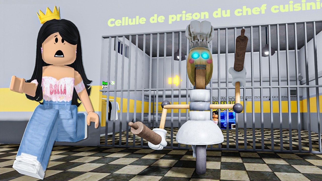 S'ÉCHAPPER DU CHEF COOK PRISON RUN! (Obby)