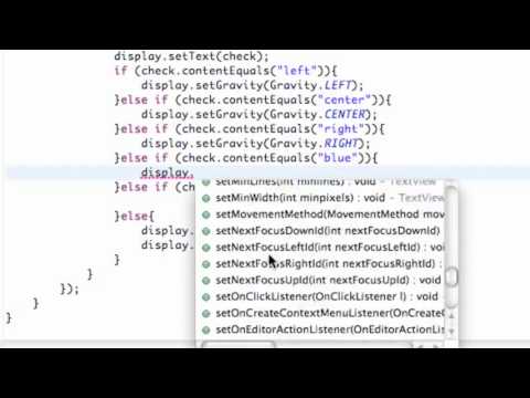 Android Application Development Tutorial   30   Setting Color of a TextView in Java   YouTube