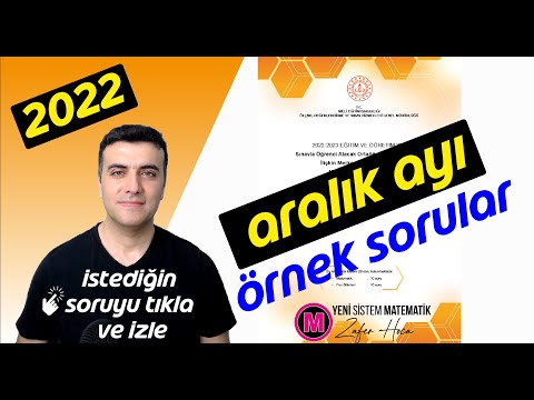 LGS Aralık Ayı Matematik Örnek Sorular ve Çözümleri 2022 2023 PDF