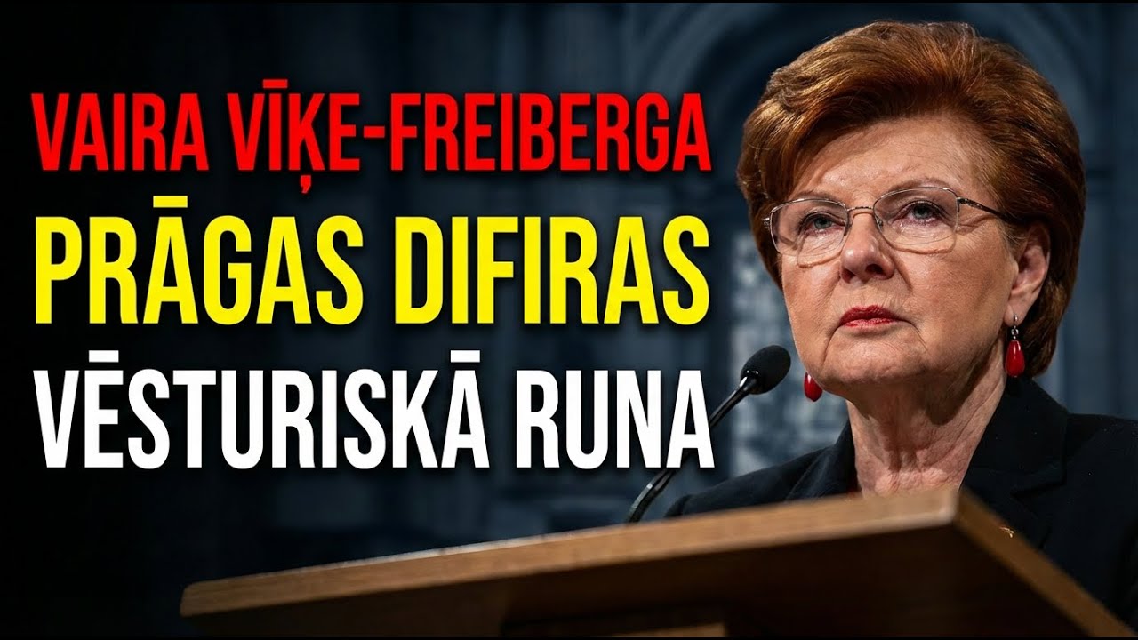 Vairas Vīķes-Freibergas ASARAS Prāgā: Runa, kas mainīja Latvijas ...