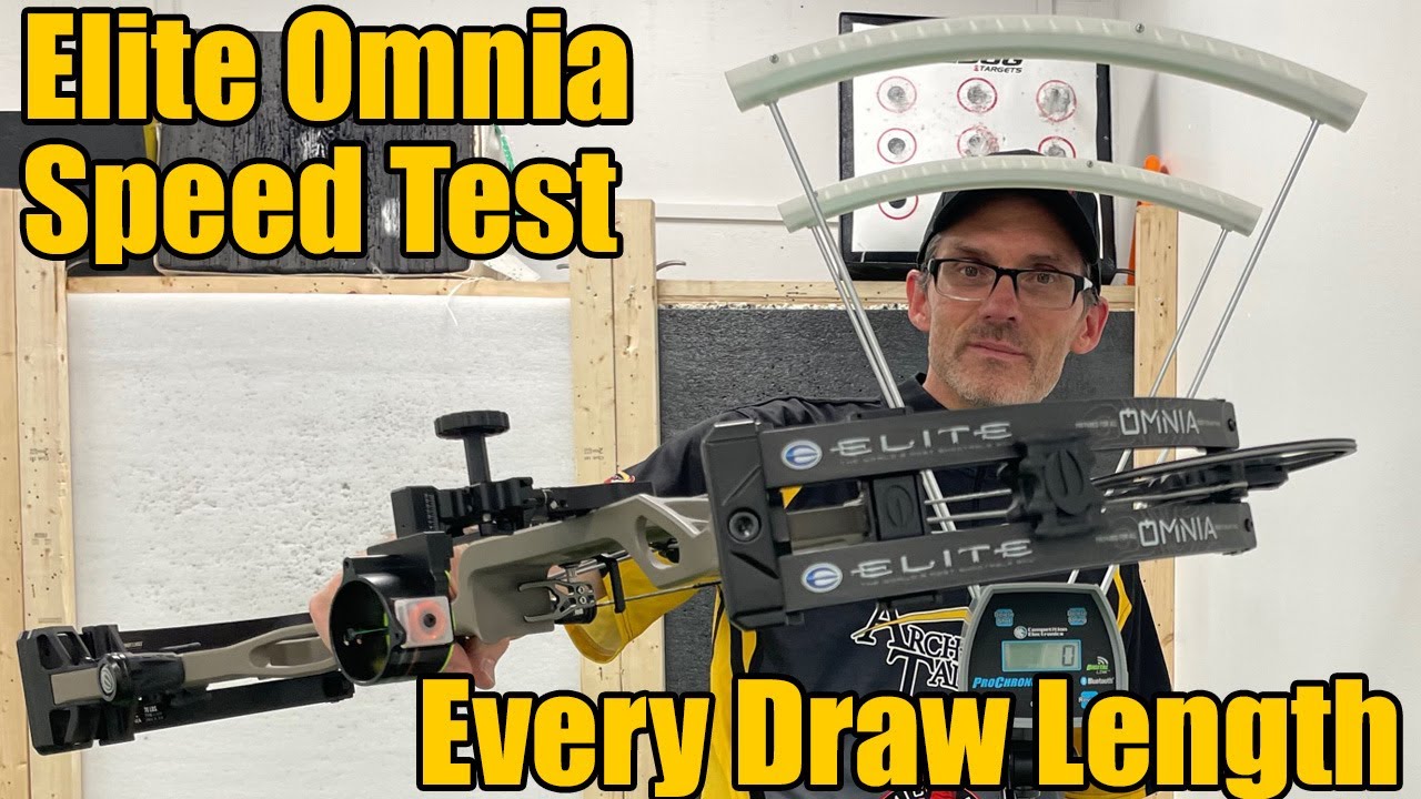 Elite Omnia Speed Test at Every Draw Length - YouTube