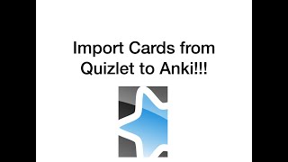 Full How to Import Quizlet Flashcards into Anki News