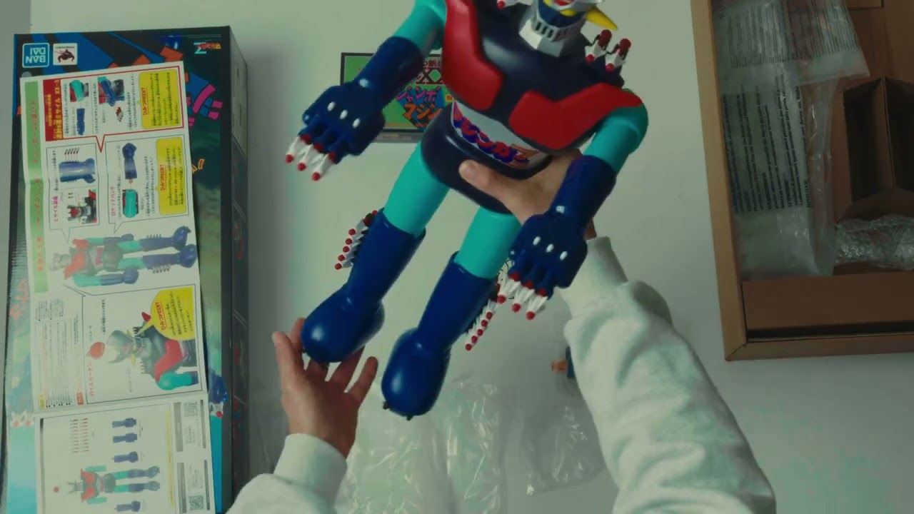 Unpacking & Build –  Mazinger Z Jumbo Machineder (Tamashii Nations)