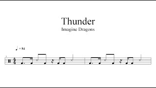 Download Lagu Imagine Dragons-Thunder | Drum Sheet Music 🥁🎵 Download Lagu Imagine Dragons-Thunder | Drum Sheet Music 🥁🎵