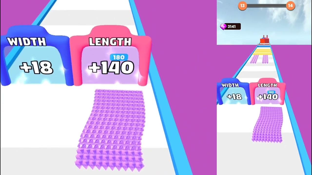 😍Satisfying Mobile Game Canvas Run Gameplay Level 1115 Tiktok Video