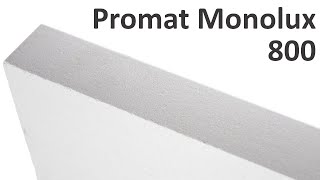12.7mm Promat MONOLUX-800 (MST-800) A1 Non-Combustible Board Fire Protection - 240 minutes