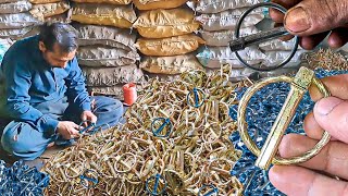 Brilliant Mass Production of Gold iron Tractor Lock Pins inside Factory