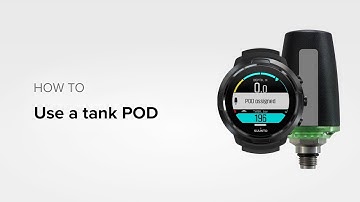 Suunto D5 - How to use a tank POD