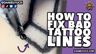 Fixing Bad Tattoo LinesTattooing 101