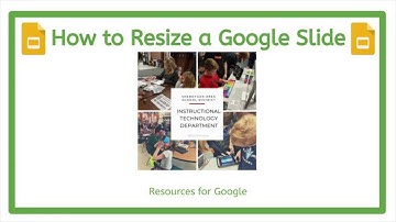 Resize Google Slide
