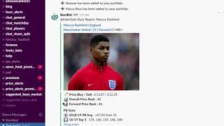 Buzzbot Myport Football Index Portfolio Tracker
