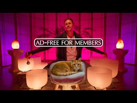 Release Pain and Tension - Crystal Bowl Healing Frequencies | AD-FREE FOR MEMBERS