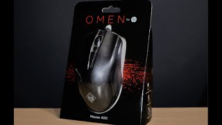 UNBOXING PROFESSIONAL OMEN MOUSE 400 by hp for gaming  فأرة إحترافية للألعاب