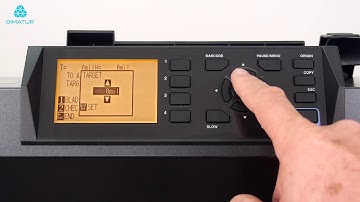 Dimatur – Graphtec CE7000 Series - Ajuste do Comprimento da Lâmina