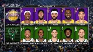 Lakers vs bucks 1st qtr highlights | december 19, 2019-20 nba season
#nba #mlghighlights #mlg