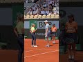The Parisian heat is pushing the world no. 1 to the edge ☀️#rolandgarros