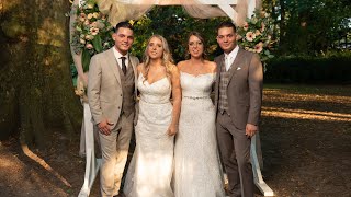 2 eeneiige tweelingen trouwen bij Kasteel Geldrop: Jordi & Romy, Lonneke & Sonny