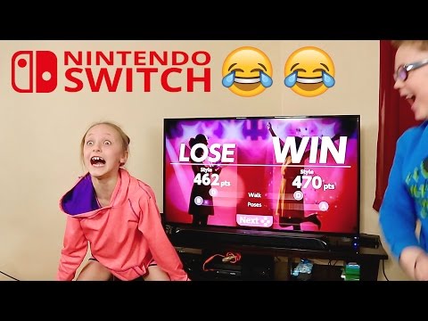 BOYS VS GIRLS 1-2-SWITCH! Loser Has To Lick The Game!