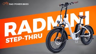 Radmini Step-Thru 2 Electric Folding Bike Live Small, Ride Big