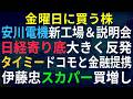 【あすの株相場】6月11日(木) 日経寄り底反発もイベントだらけで来週注意! / タイミーNTTドコモ%住信SBIと金融提携 / 安川電機新工場公開&中計説明会 / アサヒビール下方修正
