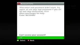 How to log in on Xbox360 in 2023 (Outdated, current link in