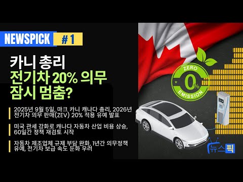 미국 관세 속 캐나다 전기차 정책, 왜 흔들리나? 🚗 #shorts