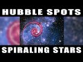Spiralling stars captured by the hubble space telescope