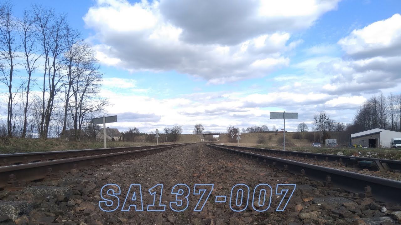 Przejazd szynobusu SA 137-007 POLREGIO