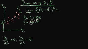 Deriving Least Squares Estimators - part 1