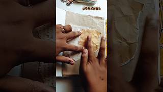 Journal Front Page Idea #vintage#journal#scrapbooking#journaling#art#journalwithme#craft#ytshorts