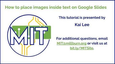 How to place images inside text on Google Slides - Tech Tip Tuesday