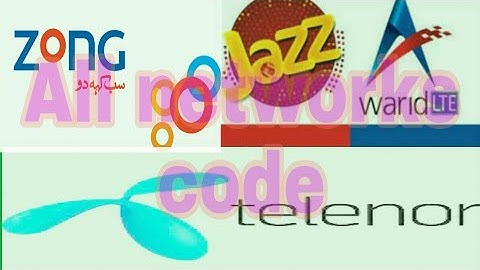 How to use all networks codes|jazz telenor ufone zong 2021 codes