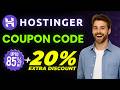 Hostinger Coupon Code 2026 🔥 Hostinger Review | Best Web Hosting + Hostinger Website Builder