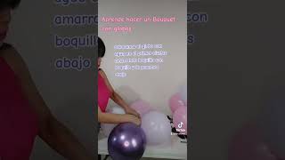 cómo hacer un Bouquet con globos #decoration #balloon #birthday #globos #bouquet #globoflexia