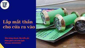 Lắp mắt thần cho cửa ra vào