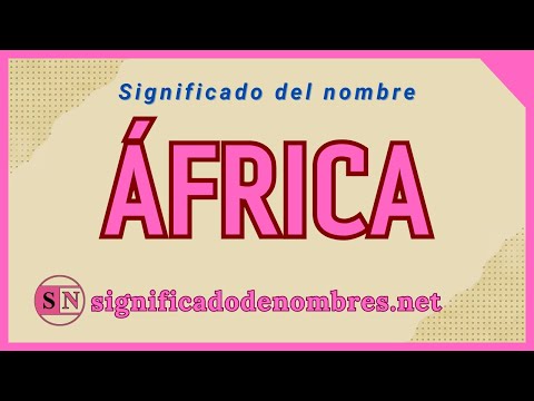 SIGNIFICADO de ÁFRICA | ¿Qué quiere decir el nombre África?